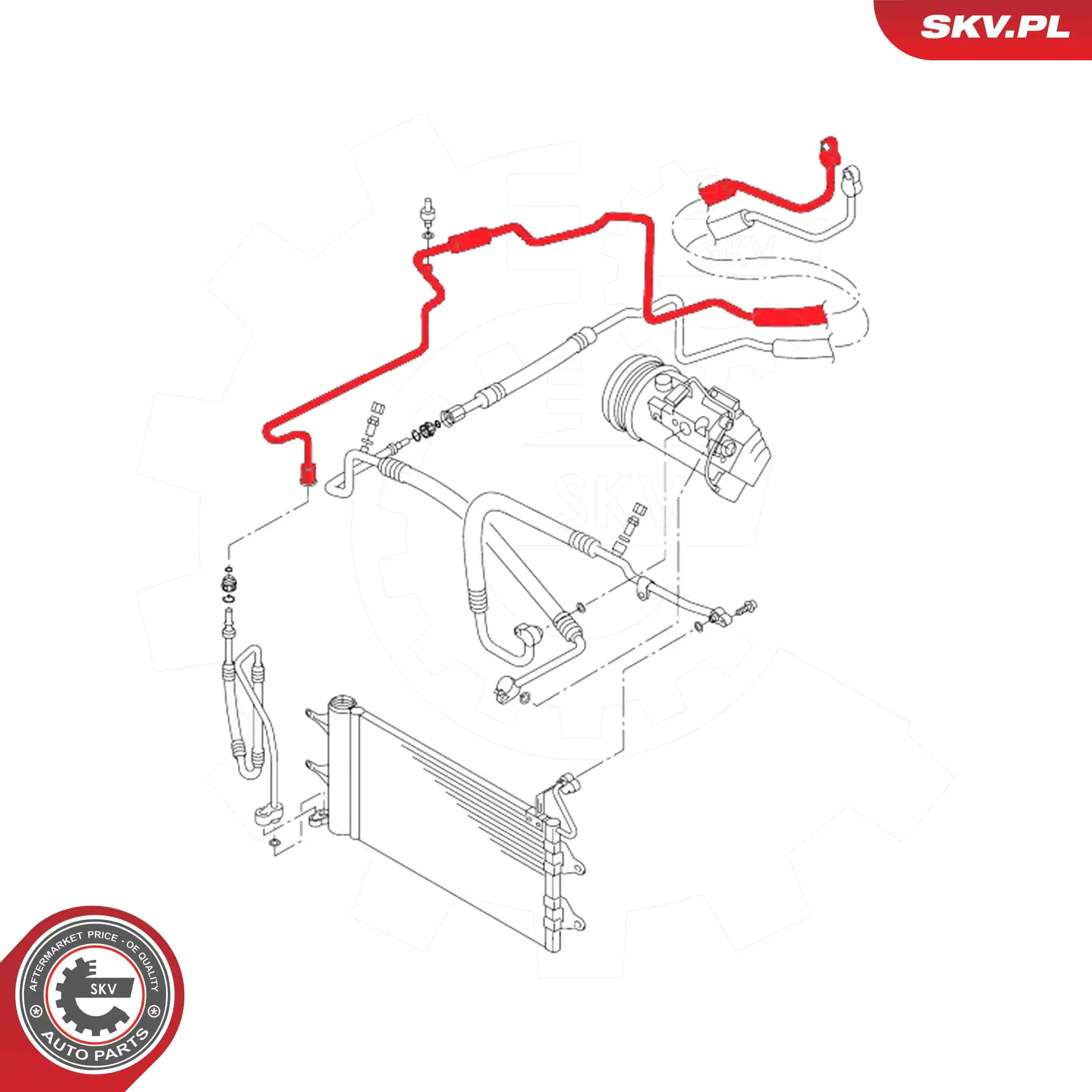 High/Low-pressure Line, air conditioning